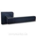 KEDR  ручка на кв. розетці HRoz-06.081-AL-Black mat